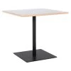 Table De Repas Carrée "Polanzia" 80cm Blanc & Noir 2 Table De Repas Carrée "Polanzia" 80cm Blanc & Noir -Vous savez quand c'est un magasin de meubles. table a manger 15187303