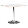 Table De Repas Déco "Horacio" 74cm Argent & Blanc 2 Table De Repas Déco "Horacio" 74cm Argent & Blanc -Vous savez quand c'est un magasin de meubles. table a manger 15187955