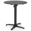 Table De Repas Pliable Design "Ludmila" 76cm Noir -Vous savez quand c'est un magasin de meubles. table a manger 15188113