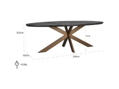 Table à Dînerbone Ovale 230 -Vous savez quand c'est un magasin de meubles. table a manger 15451013