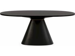 Table De Salle à Manger Bois/Fibre De Verre -- Noir/Doré 9 Table De Salle à Manger Bois/Fibre De Verre -- Noir/Doré -Vous savez quand c'est un magasin de meubles. table a manger 15466763