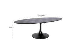 Table à Dîner Blax Ovale 230x100 9 Table à Dîner Blax Ovale 230x100 -Vous savez quand c'est un magasin de meubles. table a manger 15467593