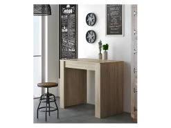 Table Console Extensible + Rallonges,jusqu'a 140 Cm,couleur Chene Clair Brosse. 9 Table Console Extensible + Rallonges,jusqu'a 140 Cm,couleur Chene Clair Brosse. -Vous savez quand c'est un magasin de meubles. table a manger 15792951