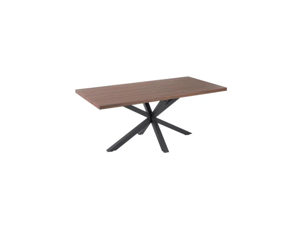 Table De Repas Rectangulaire Bois/Métal Taille M - MARINI 3 Table De Repas Rectangulaire Bois/Métal Taille M - MARINI