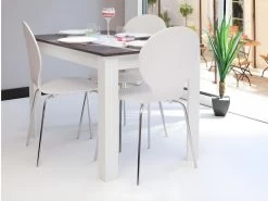 Table à Manger CASSY II - 4 Couverts - Blanc, Plateau Effet Béton 12 Table à Manger CASSY II - 4 Couverts - Blanc, Plateau Effet Béton -Vous savez quand c'est un magasin de meubles. table a manger 176586