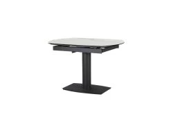 Table De Repas à Allonges Céramique/Marbre Blanc - RAYONG N°1