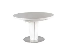 Table à Manger Extensible 120-160 X 120 X 76 Cm - Blanc Effet Marbre -Vous savez quand c'est un magasin de meubles. table a manger 18831983