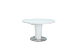 Table à Manger Extensible 120-160 X 120 X 76 Cm - Blanc -Vous savez quand c'est un magasin de meubles. table a manger 18832031