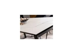 Table à Manger Extensible 120-180 X 80 X 76 Cm - Blanc -Vous savez quand c'est un magasin de meubles. table a manger 18832461
