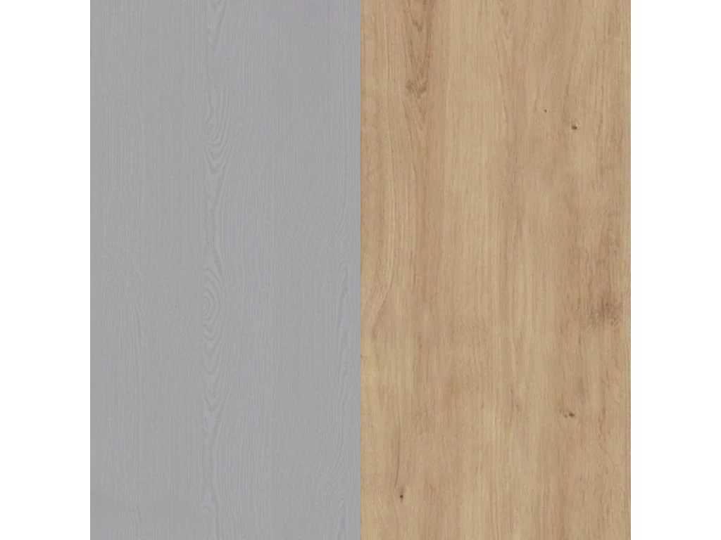 Table Repas Extensible L160/206 Cm Décor Chêne Gris Et Clair - ANTIBES 6 Table Repas Extensible L160/206 Cm Décor Chêne Gris Et Clair - ANTIBES – Image 4