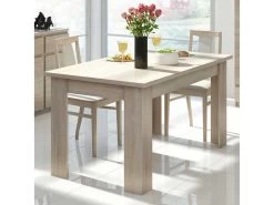 Table De Repas 180 Cm Chêne Clair - ZYWO - L 180 X L 90 X H 80 Cm