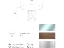 Table De Diner Piètements Courbés Bois Massif Plateau Verre Trempé Et Piètement Acier 13 Table De Diner Piètements Courbés Bois Massif Plateau Verre Trempé Et Piètement Acier -Vous savez quand c'est un magasin de meubles. table a manger 21089701