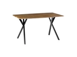 Table De Repas Rectangulaire Bois/Métal - GIDAN N°1