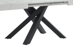 Table à Manger Extensible 6 à 10 Couverts En MDF Et Métal - Effet Marbre Blanc Et Noir - CATONAV 22 Table à Manger Extensible 6 à 10 Couverts En MDF Et Métal - Effet Marbre Blanc Et Noir - CATONAV -Vous savez quand c'est un magasin de meubles. table a manger 22039275