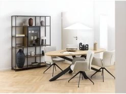 Heaven Table De Salle à Manger 100x220cm Sauvage Chêne Décor. -Vous savez quand c'est un magasin de meubles. table a manger 22047065