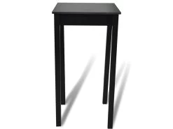 Table De Bar Noir MDF 55 X 55 X 107 Cm -Vous savez quand c'est un magasin de meubles. table a manger 22070601