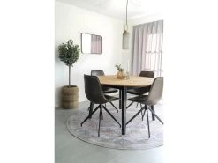 Marseille - Table à Manger Ronde En Bois Ø140cm - Couleur - Bois Clair / Noir 9 Marseille - Table à Manger Ronde En Bois Ø140cm - Couleur - Bois Clair / Noir -Vous savez quand c'est un magasin de meubles. table a manger 22075029