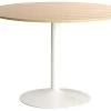 Ibby Table De Salle à Manger Ø 110 Cm En Plaqué Chêne.