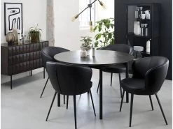 Latina Table De Salle à Manger Diamètre 120 Cm, Finition Chêne Espresso. -Vous savez quand c'est un magasin de meubles. table a manger 22115129