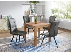 Table De Salle à Manger 80x76x80cm Bois Massif Table De Cuisine Acacia -Vous savez quand c'est un magasin de meubles. table a manger 22260079