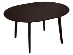Table Ovale Extensible TIFFANY - 4 à 6 Couverts - Hêtre Massif - Wengé 20 Table Ovale Extensible TIFFANY - 4 à 6 Couverts - Hêtre Massif - Wengé -Vous savez quand c'est un magasin de meubles. table a manger 305297