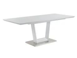 Table à Manger Extensible ALIA - 6 à 8 Couverts - MDF Laqué - Blanc 12 Table à Manger Extensible ALIA - 6 à 8 Couverts - MDF Laqué - Blanc -Vous savez quand c'est un magasin de meubles. table a manger 385717