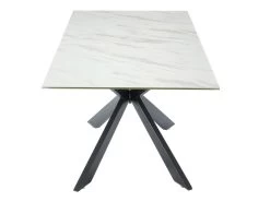 Table à Manger Extensible ALBINA - 6 à 8 Couverts - Céramique & Verre Trempé - Effet Marbre Blanc 17 Table à Manger Extensible ALBINA - 6 à 8 Couverts - Céramique & Verre Trempé - Effet Marbre Blanc -Vous savez quand c'est un magasin de meubles. table a manger 389203