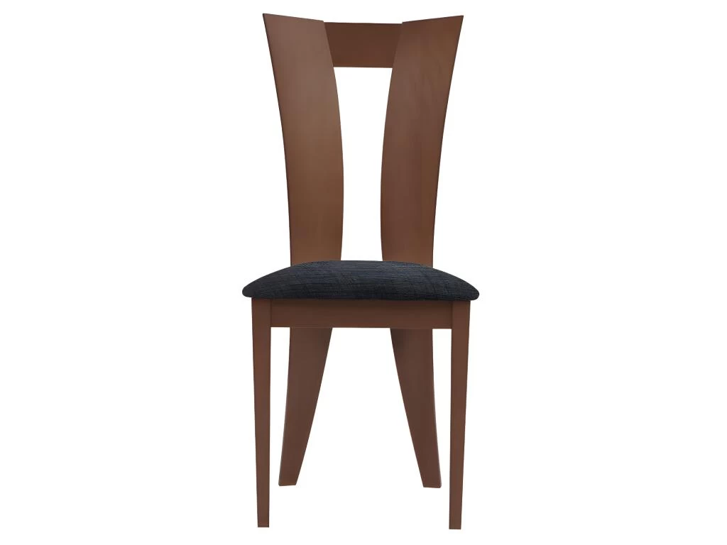 Ensemble Table + 4 Chaises TIFFANY - Hêtre Massif - Noyer 8 Ensemble Table + 4 Chaises TIFFANY - Hêtre Massif - Noyer – Image 6