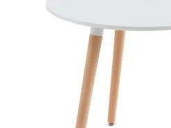 Table à Manger 2 Couverts En MDF Et Hêtre - Blanc - ROLENA 14 Table à Manger 2 Couverts En MDF Et Hêtre - Blanc - ROLENA -Vous savez quand c'est un magasin de meubles. table a manger 7934605