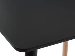 Table à Manger 2 Couverts En MDF Et Hêtre - Noir - CARISELA 16 Table à Manger 2 Couverts En MDF Et Hêtre - Noir - CARISELA -Vous savez quand c'est un magasin de meubles. table a manger 7947169