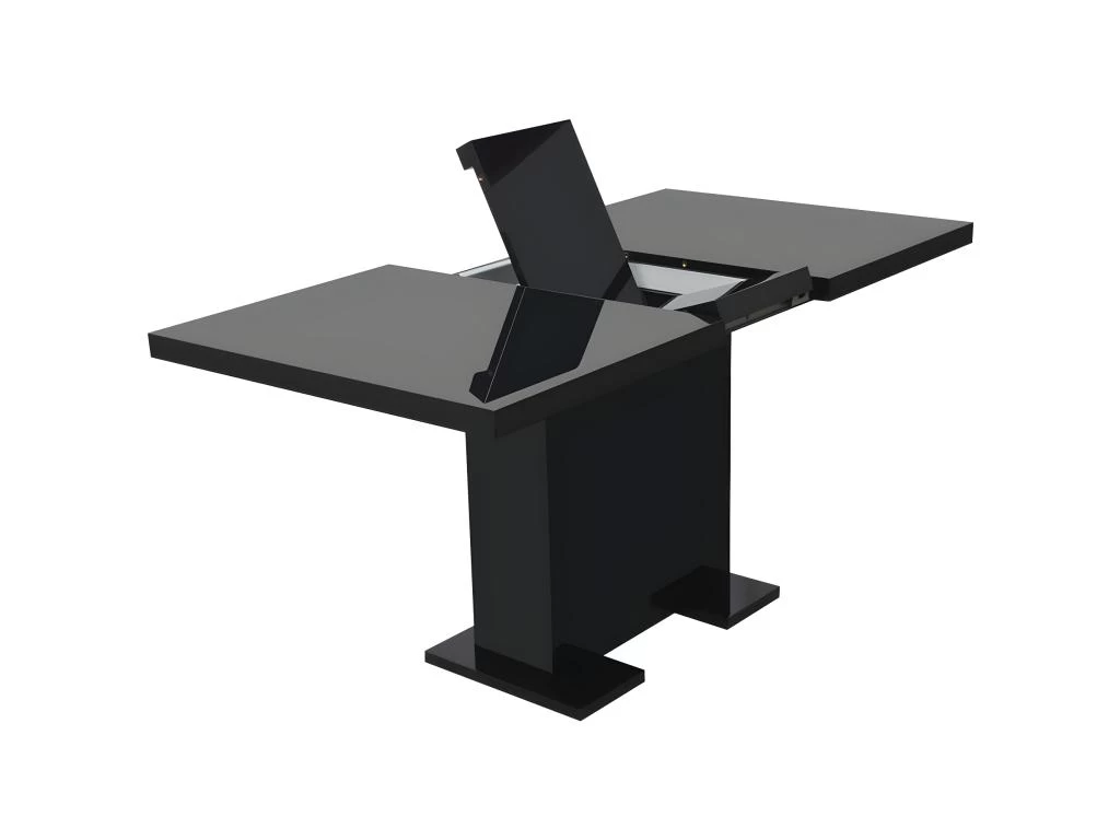 Table De Salon Salle à Manger Dîner Design Extensible De Salle à Manger Noir Brillant 0902224 6 Table De Salon Salle à Manger Dîner Design Extensible De Salle à Manger Noir Brillant 0902224 – Image 4