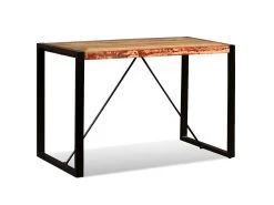 Table De Salon Salle à Manger Design Bois De Récupération Massif 120 Cm 0902181 -Vous savez quand c'est un magasin de meubles. table a manger 8944883