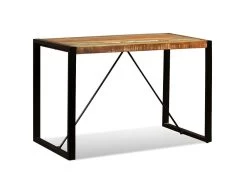 Table De Salon Salle à Manger Design Bois De Récupération Massif 120 Cm 0902181 -Vous savez quand c'est un magasin de meubles. table a manger 8944885