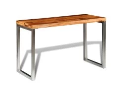 Table De Salon Salle à Manger Design Et Pieds En Acier Bois Massif De Sesham 0902223 10 Table De Salon Salle à Manger Design Et Pieds En Acier Bois Massif De Sesham 0902223 -Vous savez quand c'est un magasin de meubles. table a manger 8945539