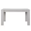 Table De Salle à Manger Bureau Robuste 140 Cm Couleur Chêne Blanc 03_0004252 -Vous savez quand c'est un magasin de meubles. table a manger 8945941
