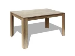 Table De Salon Salle à Manger Design 140 Cm Chêne 0902144