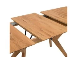 Table Extensible Plateau Et Piètement Chêne Massif 200/250 Cm - GRONE -Vous savez quand c'est un magasin de meubles. table a manger 9178525