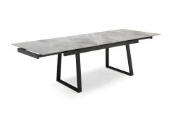 Table Extensible 160/240 Cm Céramique Gris Marbré Pied Luge - DAKOTA 02 -Vous savez quand c'est un magasin de meubles. table a manger 9178935