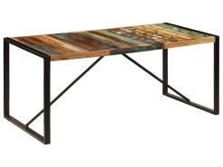 Table De Salon Salle à Manger Design 180 Cm Bois De Récupération 0902279