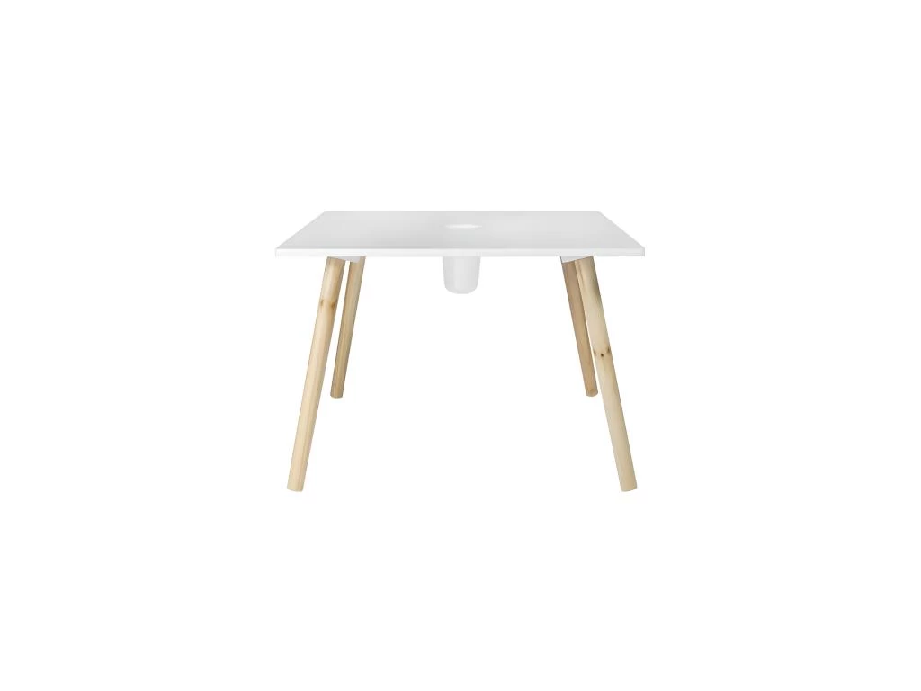 DRAWING - Table Carrée Enfant Avec Pot à Crayons 4 DRAWING - Table Carrée Enfant Avec Pot à Crayons – Image 2