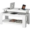 Table Basse Relevable Coloris Blanc Artic - 43 X 102 X 50 Cm 2 Table Basse Relevable Coloris Blanc Artic - 43 X 102 X 50 Cm -Vous savez quand c'est un magasin de meubles. table basse 10151555