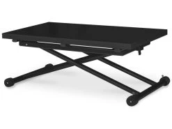 Table Basse Relevable Philadelphia Noir Carbone