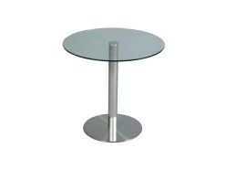 Table De Repas Ronde En Verre - ALINA