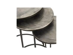 Trio De Tables Gigognes Métal Noir/Gris - BROOKLAND 7 Trio De Tables Gigognes Métal Noir/Gris - BROOKLAND -Vous savez quand c'est un magasin de meubles. table basse 11131803