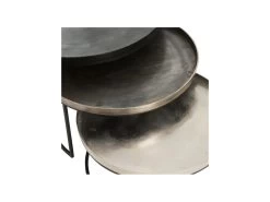 Tables Gigognes Rondes Noir/Doré - AIVA 7 Tables Gigognes Rondes Noir/Doré - AIVA -Vous savez quand c'est un magasin de meubles. table basse 11131809