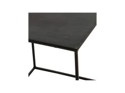 Tables Gigognes Carrées Métal Noir - ZANDVORT -Vous savez quand c'est un magasin de meubles. table basse 11131835