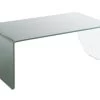 Table Basse En Verre Trempé - Transparent Et Vert - KINAMI -Vous savez quand c'est un magasin de meubles. table basse 12344623