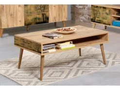 Table D’appoint Tajo Design Panneau De Particules Plaqué Mélaminé En Couleur Atlantic Pino. 110x45x60cm 7 Table D’appoint Tajo Design Panneau De Particules Plaqué Mélaminé En Couleur Atlantic Pino. 110x45x60cm -Vous savez quand c'est un magasin de meubles. table basse 12358745