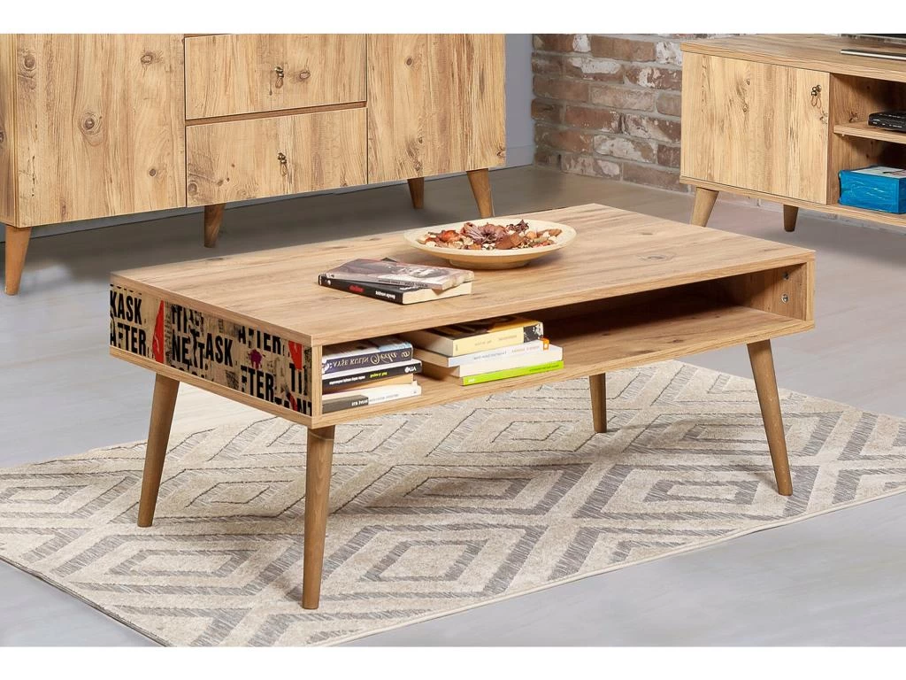 Table D’appoint Tajo Design Panneau De Particules Plaqué Mélaminé En Couleur Atlantic Noir. 110x45x60cm 5 Table D’appoint Tajo Design Panneau De Particules Plaqué Mélaminé En Couleur Atlantic Noir. 110x45x60cm – Image 3