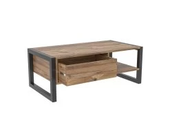 Tables Basses Tajo, Structure Et Le Support Fabriquées En Métal En Couleur Pin Atlantique Noir. 105x40x55cm -Vous savez quand c'est un magasin de meubles. table basse 12358881